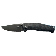 FOX TUR, Elmax Steel Black, Carbon Fibre Folder Knife - Model FX-528 B