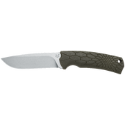 FOX CORE, BECUT Stainless Steel, Olive Drab Hunting Fixed Blade Knife - Model FX-605 OD