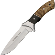 Winchester Burl Wood Hunting Fixed Blade Knife