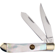 Hen & Rooster Mother of Pearl Small Trapper Folding Knife 212-MOP