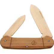 JJ's Wooden Two Blade Canoe Knife Kit JJ5