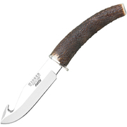 Joker Stag Horn Guthook Skinner Fixed Blade Knife CC74