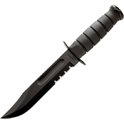 Kabar Full Size Black Fixed Blade Knife 1214, Nylon Sheath