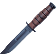 Kabar Short USMC Fixed Blade Knife 1250 Leather Sheath