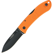 Kabar Dozier Blaze Orange Zytel/Black Blade Hunting Folder Knife 4062BO