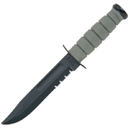Kabar Foliage Green Full Size Black Fixed Blade Knife 5012, Nylon Sheath