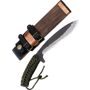 Kanetsune Asobi Damascus Fixed Blade Knife - KB212