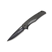 Boker Magnum Black Carbon Folder Knife - Model 01RY703