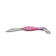 Mikov Rybička "Little Fish" Pink Pocket Folder Knife - 130-NZn-1/PINK