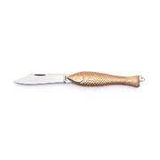 Mikov Rybička "Little Fish" Golden Pocket Folder Knife - 130-NZn-1/LZ