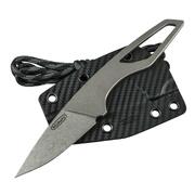 Mikov List Stonewash Böhler N690 Steel Fixed Blade Knife, Kydex Sheath - 725-B-18