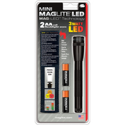 Maglite 2AA LED Mini Maglite 127 Lumens Professional Torch - Black