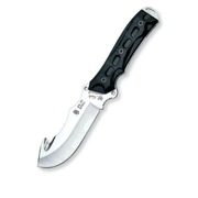 Nieto Warfare Guthook Hunting Fixed Blade Knife, Leather Sheath - 194