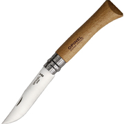 Opinel No.10 Corkscrew Stainless Beech Folder Knife 01410