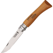 Opinel No.08 Traditional Carbon Steel Beech Folder Knife 13080