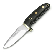 Puma Saubart Hunter Pakkawood Handle Fixed Blade Knife, Leather Sheath - 122500