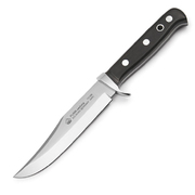 Puma Sedona Bowie Pakkawood Handle Fixed Blade Knife, Leather Sheath - 125396