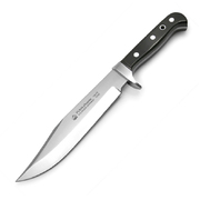 Puma Phönix Bowie Pakkawood Handle Fixed Blade Knife, Leather Sheath - 126376