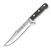 Puma Tucson Bowie Pakkawood Handle Fixed Blade Knife, Leather Sheath - 126396