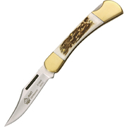 Puma Earl Staghorn Lockback Folder Knife - 210900