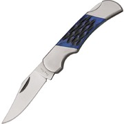 Rough Ryder Blue Pinto II Jigged Bone Lockback Knife RR1340