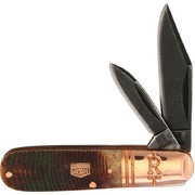 Rough Ryder Barlow Backwoods Bushcrafter Bone Folding Knife RR2039