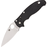 Spyderco Manix 2 G10 Black Plain Edge Knife - C101GP2