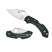 Spyderco Dragonfly 2 British Racing Green Plain Edge Knife - C28GRE2