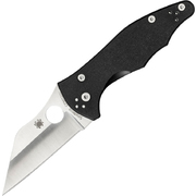 Spyderco Yojimbo 2 G10 Black Plain Edge Knife - C85G2