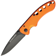 Schrade Linerlock Orange Aluminium Handle Folding Knife SCH107ALOR