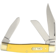 Schrade Senior Stockman Old Timer Yellow Folding Knife 8OTY