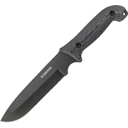 Schrade Frontier Black Micarta Survival Fixed Blade Knife SCHF52M