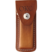 Ontario Knife Co. Brown Leather Belt Sheath 3 1/2 inch
