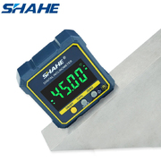SHAHE Digital Angle Gauge Cube Magnetic Protractor Inclinometer