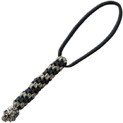 Schmuckatelli Co Pewter Mind Skull Bead and Braided Paracord Lanyard
