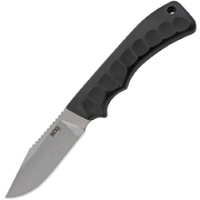 SOG ACE Stonewash Plain Blade Fixed Blade Knife ACE1001