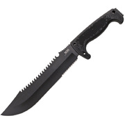 SOG Jungle Primitive Survival Machete w/ Saw Blade F03TN