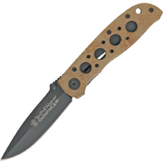 Smith & Wesson Extreme Ops Desert Tan Folder Knife CK105HD