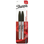 Sharpie Black Fine Permanent Markers - 2 Pack