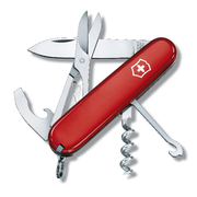 Victorinox Swiss Army Compact Red 15 Function Medium Folder Pocket Knife - 35595