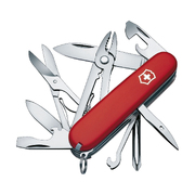 Victorinox Swiss Deluxe Tinker Red 17 Function Medium Folder Pocket Knife - 35697