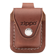 Zippo Leather Lighter Pouch, Brown with Belt Loop - 98002