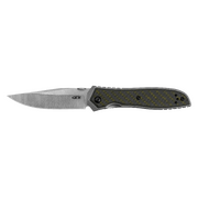 Zero Tolerance Large Emerson Green/Black Carbon Fibre CPM20CV Folder Knife 0640