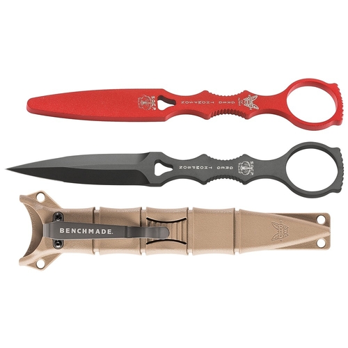 Benchmade SOCP Fixed Blade Knife Combo, Sheath - 176BKSN-COMBO
