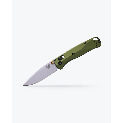 Benchmade Mini Bugout CPMS90V Steel Woodland Green Aluminium Handle Folder Knife - 533SL-10