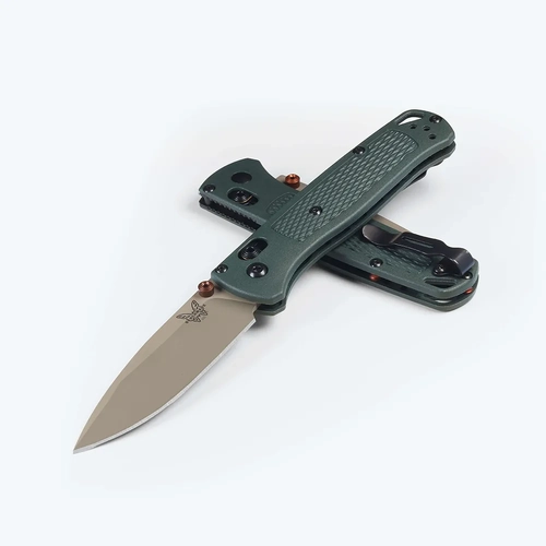 Benchmade Bugout Taiga Green ELMAX™ Steel Grivory® Handle Folder Knife - 535TN-2601