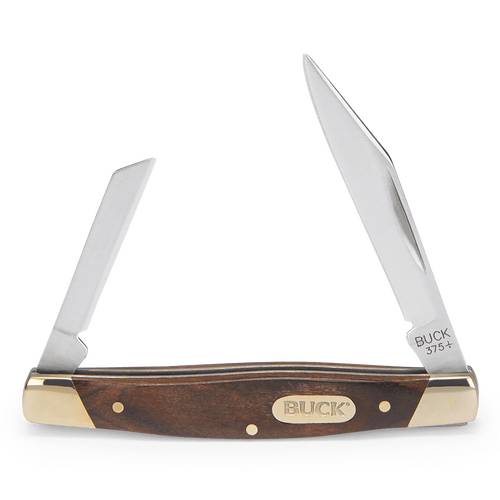 Buck Deuce Woodgrain Folding Knife 375BRS