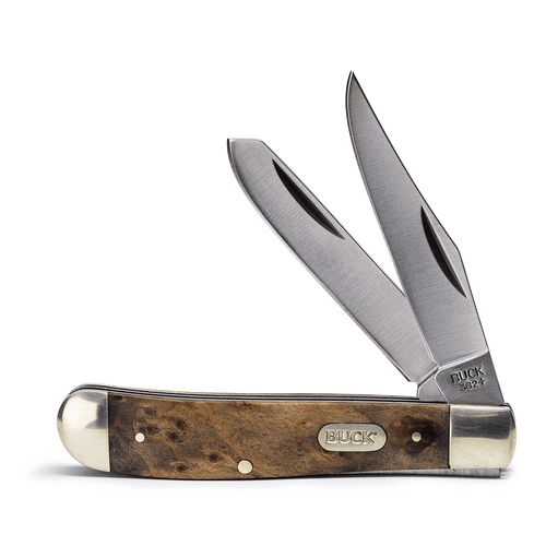 Buck Trapper Woodgrain Folding Knife 382BRS