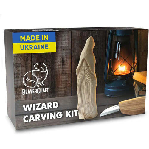 BeaverCraft DIY03 - Wizard Wood Carving Hobby Kit