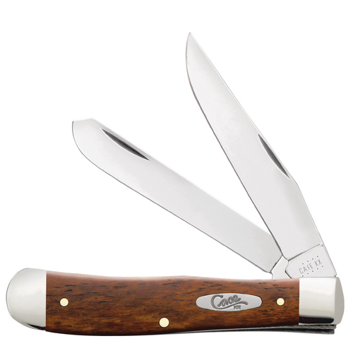 Case Smooth Chestnut Bone (SS) Large Trapper Folder Knife #28707